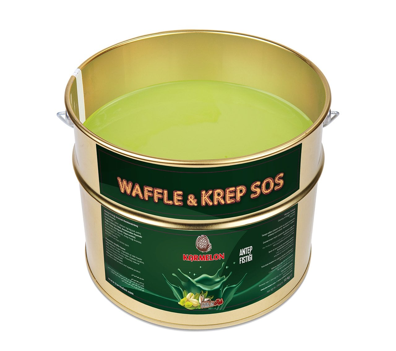 Antep Fıstıklı Waffle Sosu (10 kg)