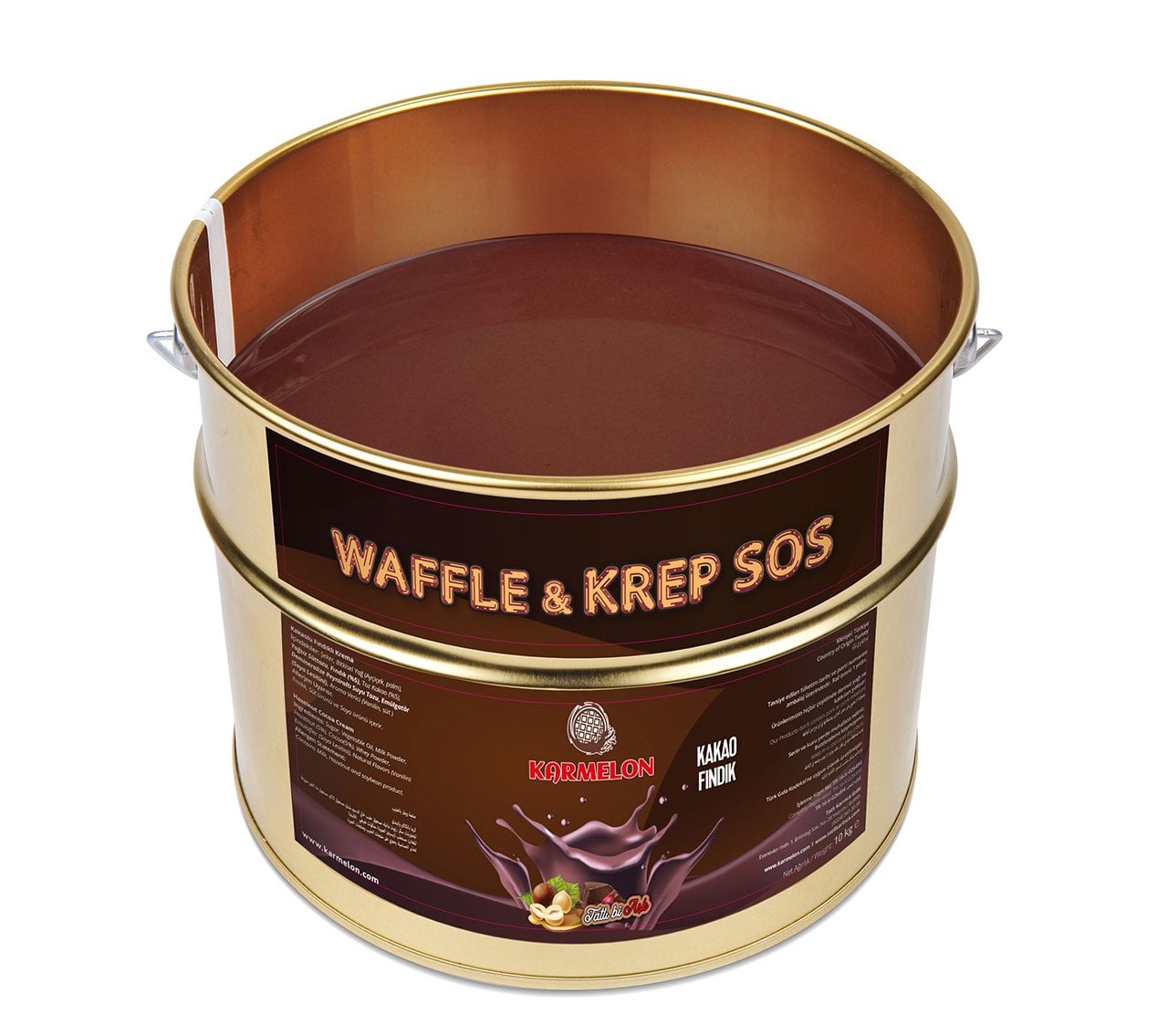 Kakaolu Fındıklı Waffle Sosu (10 kg)