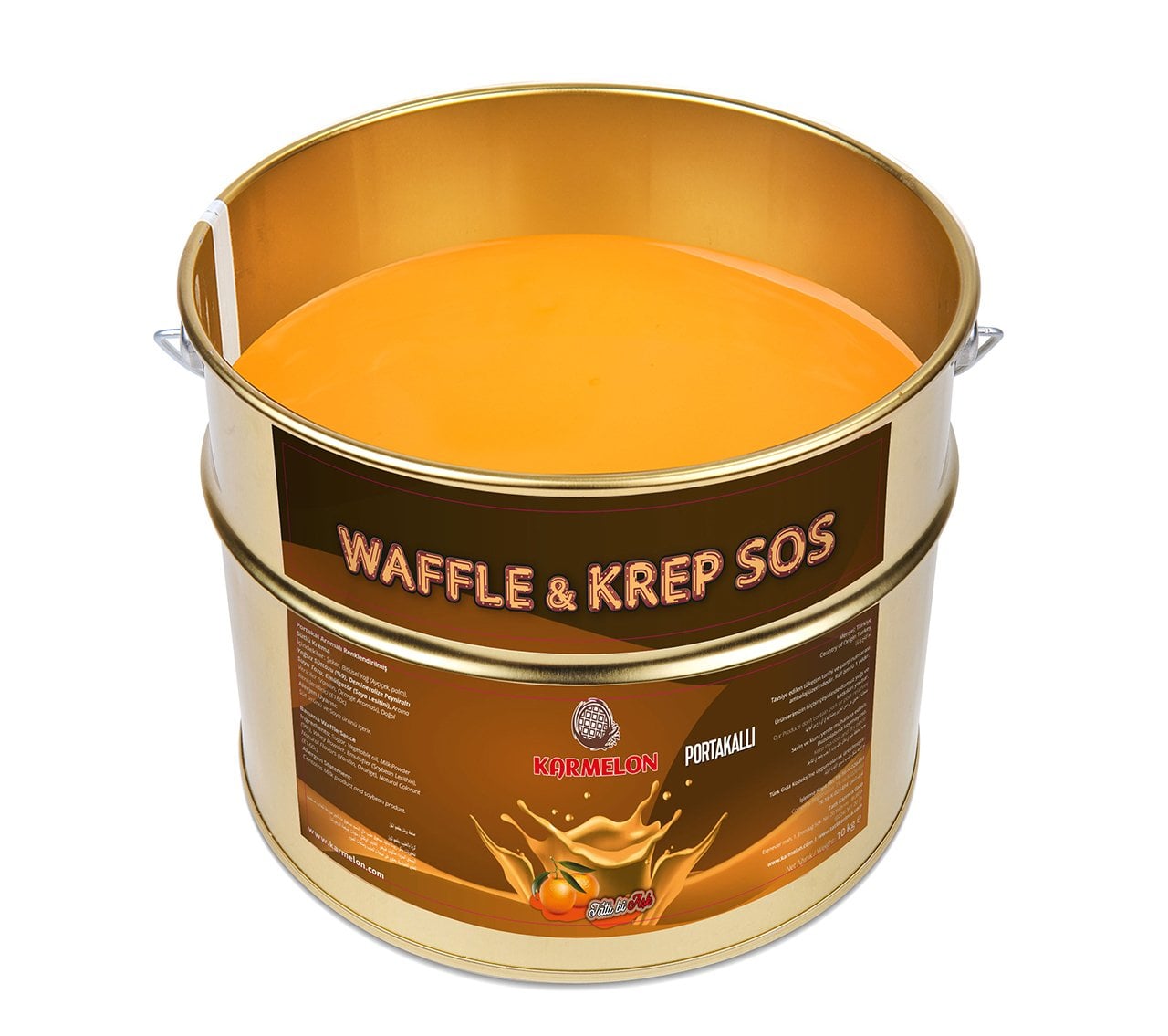 Portakallı Waffle Sosu (10 kg)