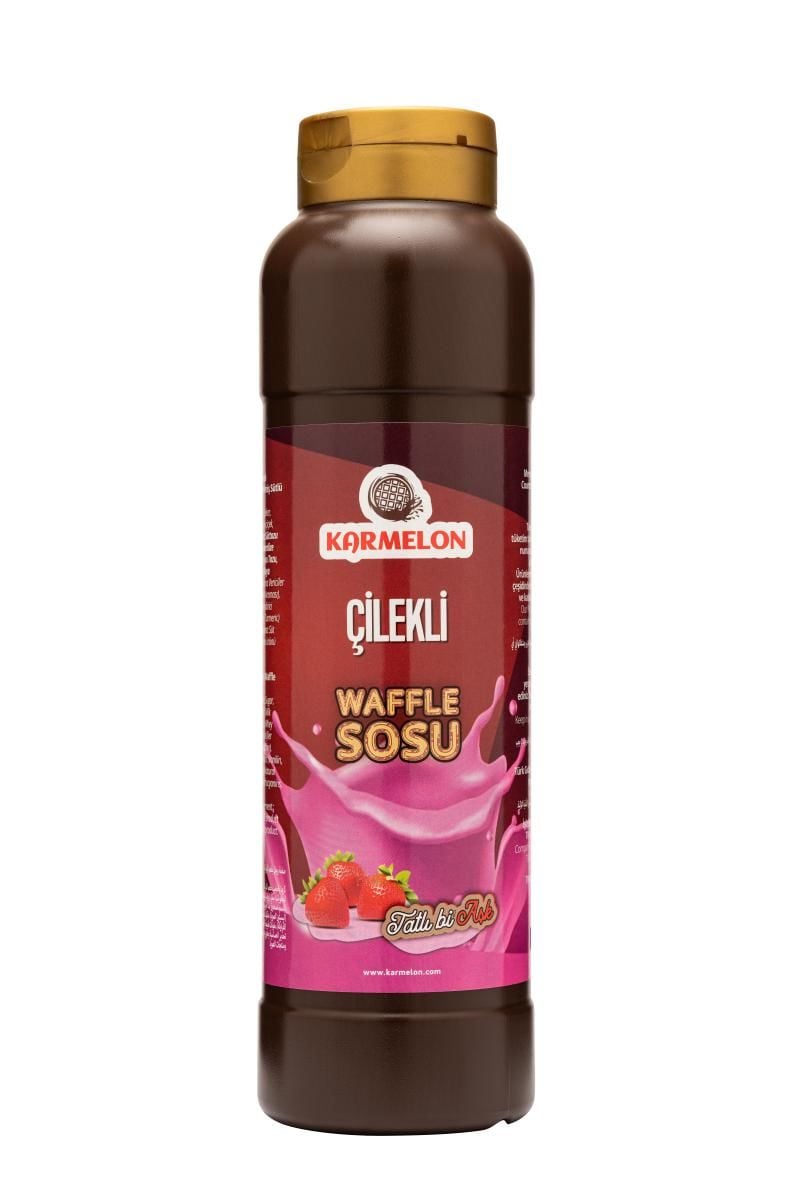 Çilekli Waffle Sosu (1100 gr)